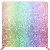 Rainbow Color Glitter Fabric Double Sided Backdrop - Layoris